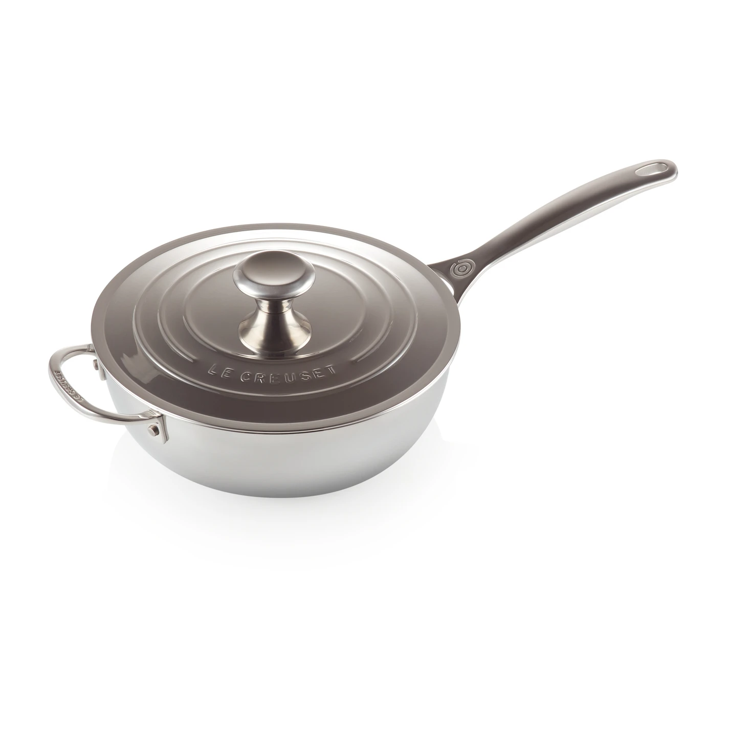 Le Creuset Signature 3-Ply Non-stick Sauspan Met Deksel 1 Le Creuset Signature 3-Ply Non-stick Sauspan Met Deksel