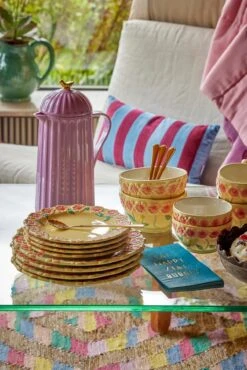 Rice Embossed Flower Bordje Ø20 Cm -Thuis Benodigdheden Winkel 575259 01 42 EnvironmentImage 8a42b1f2ef