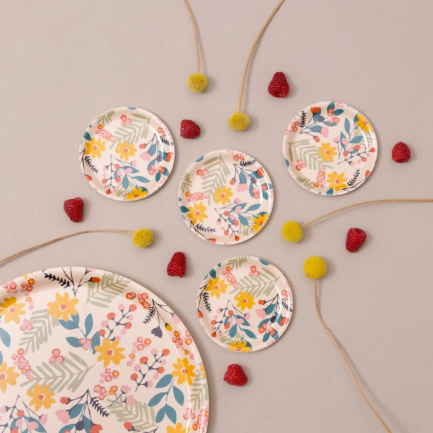 Flower Dienblad Ø38 Cm 2 Flower Dienblad Ø38 Cm - Afbeelding 2