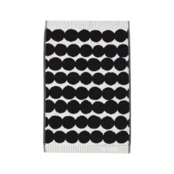Marimekko Räsymatto Handdoek Zwart
