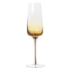 Broste Copenhagen Amber Champagneglas
